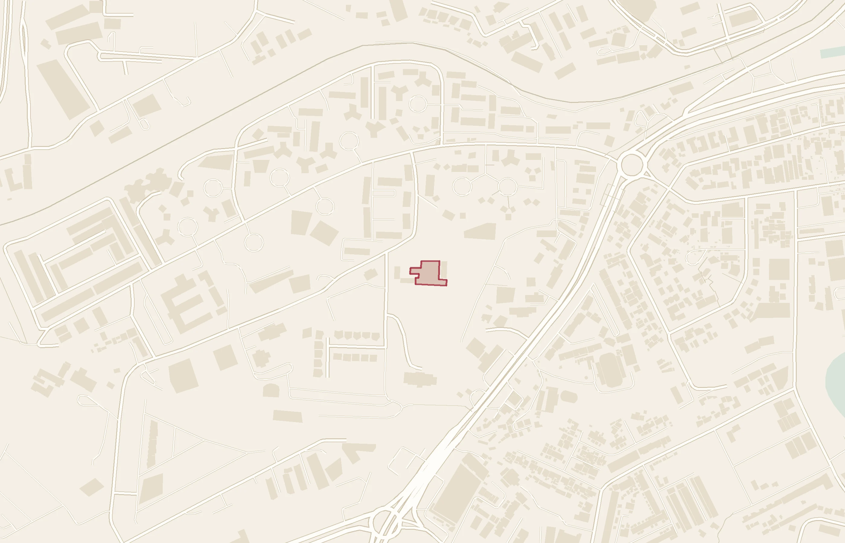 Map of Madaraka Estate, Nairobi. Madaraka Primary School sits on Keri Road, inside the estate, between Ole Sangale Road to the north and Lang'ata Road to the south-east, with the Madaraka roundabout to the north-east and Strathmore University to the west.